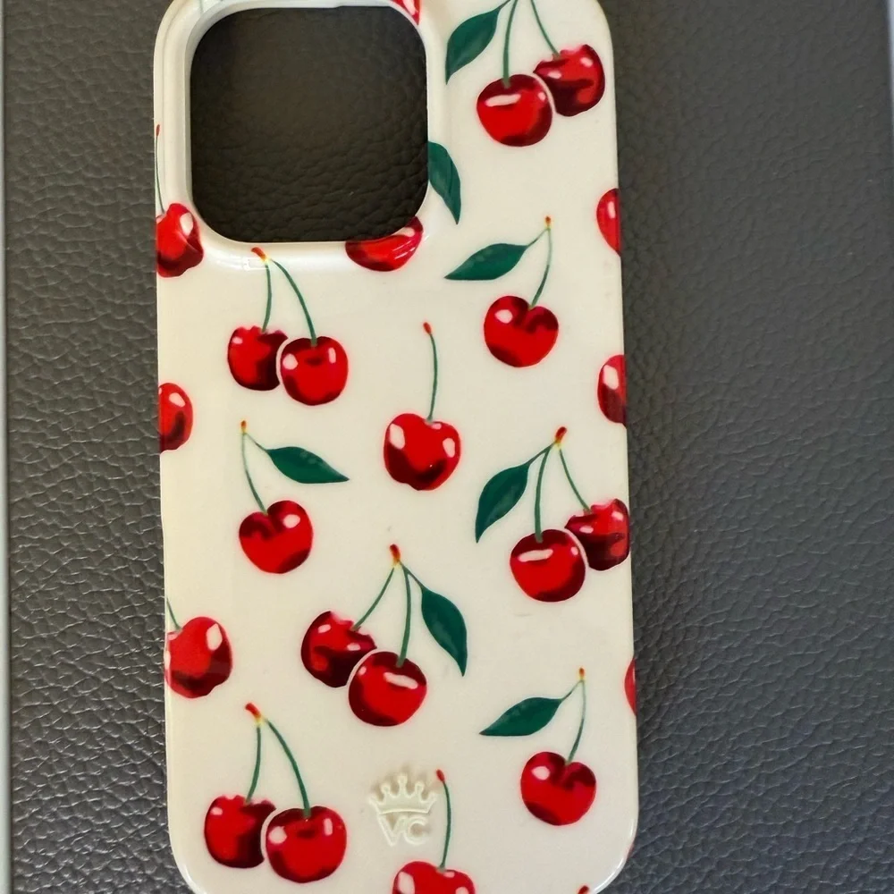 Velvet Caviar New Cherry iPhone 16 Pro Case NEW